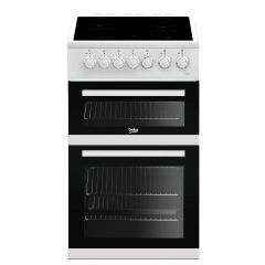 Beko EDVC503W 50cm Electric Double Oven - White